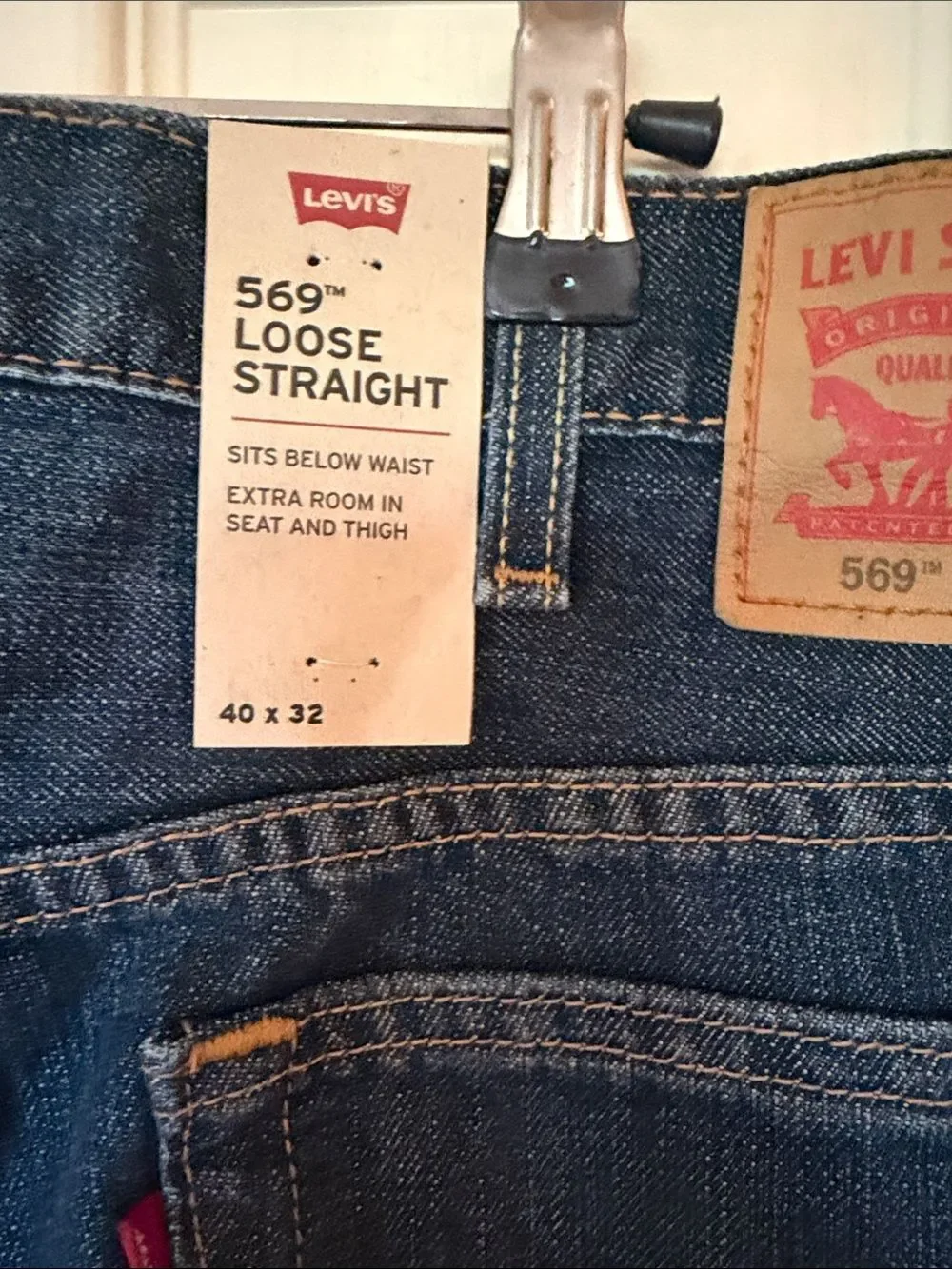 Levi's Men's Indigo Straight Leg Jeans